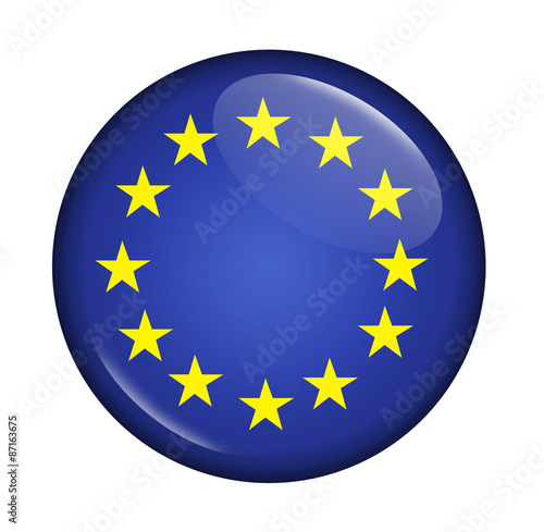 " icon with flag of EU isolated" Stock photo and royalty-free images on