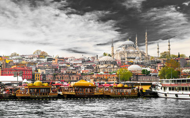 Istanbul the capital of Turkey, eastern tourist city.