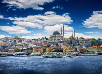 Fotobehang Istanbul de hoofdstad van Turkije, oostelijke toeristische stad. © seqoya