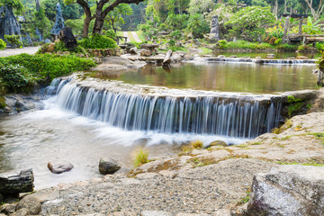 waterfall in resort