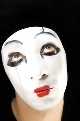 portret of the mime