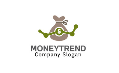 Money Trend Logo template