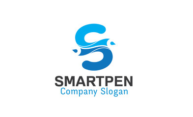 Smart Pen Logo template