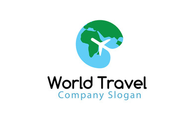 World Travel Logo template