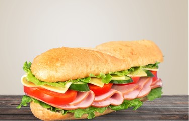 Sandwich, bread, sub.