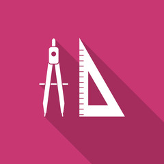 learning flat design modern icon