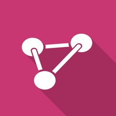 chemistry flat design modern icon