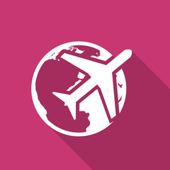 travel flat design modern icon