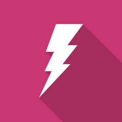 bolt flat design modern icon