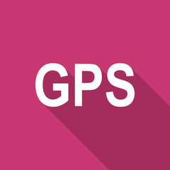 gps flat design modern icon