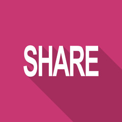 share flat design modern icon