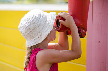 child in playground