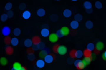 bokeh color abstract background, selective focus