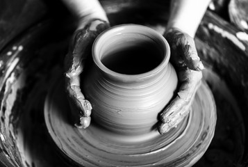Pottery, Potter, Human Hand.