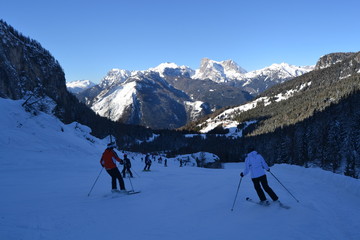 Fototapeta na wymiar ski and winter