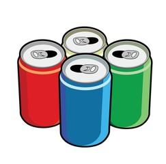 OPEN CANS vector