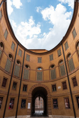 Entrance of the main theatre of Ferrara city