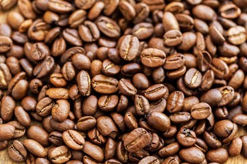 African coffee, arabian, bean.