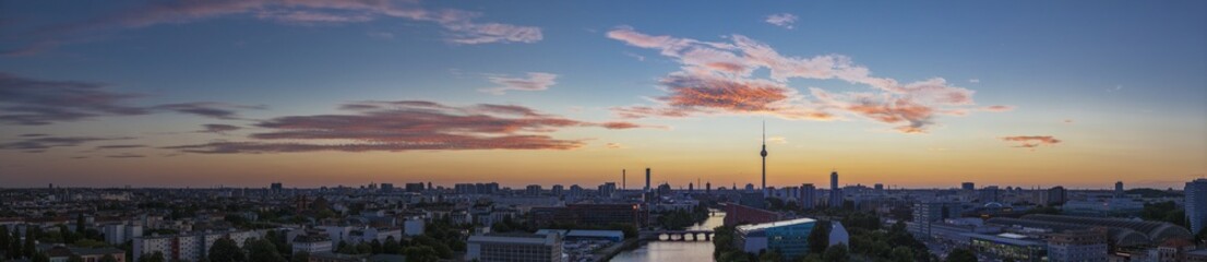 Berlin Mitte / Blick auf Berlin Mitte mit dem Berliner Fernsehturm.