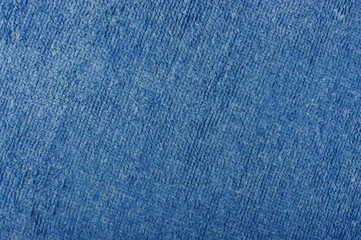 Blue terry towel surface pattern