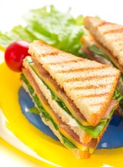 Sandwich, Panini, Toasted Sandwich.