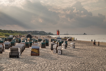 Sonnenstrahlen am Strand