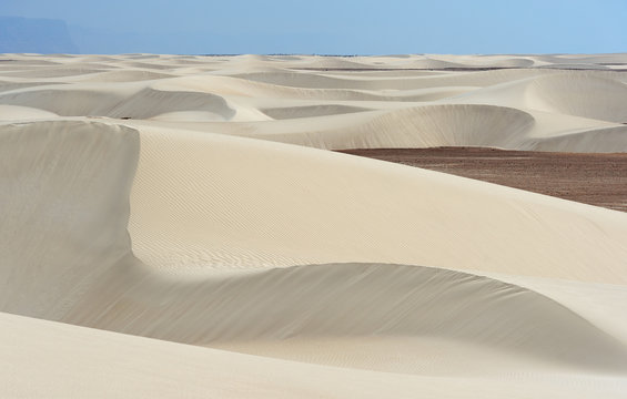 Sand dunes of Stero in Socotra island, Yemen