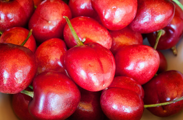 Fototapeta na wymiar Bowl of Cherries