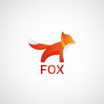 Fox Logo, abstract icon