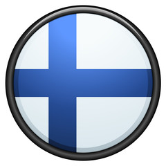 Obraz premium Finland Button