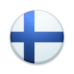 Obraz premium Finland Button