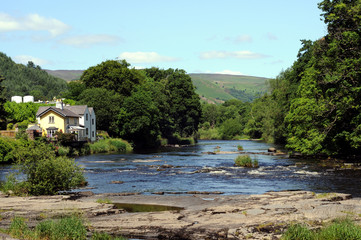 The River Dee at Llangollen.