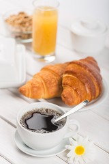 Coffee, Cookie, Croissant.