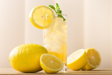 Lemonade, Lemon, Drink.