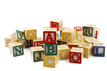 Alphabet blocks