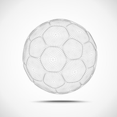 Abstract Soccer Ball