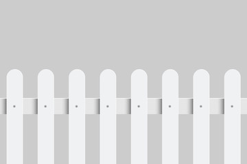 White fence 
