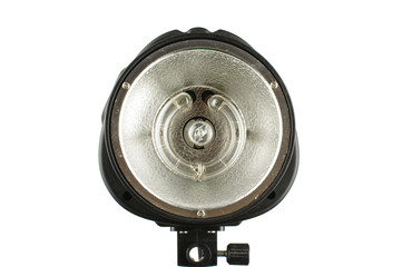 Studio strobe abstract photography front view
