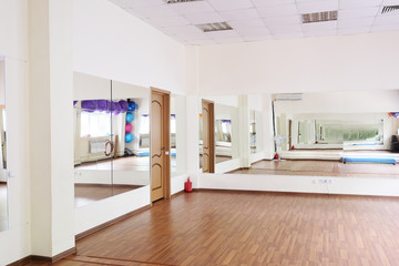 Interior of a fitness hall