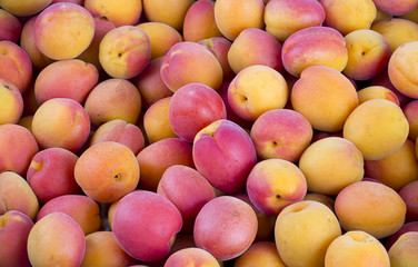 fresh apricots background