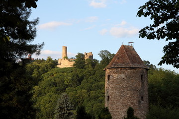 Fototapeta na wymiar Zwei Burgen