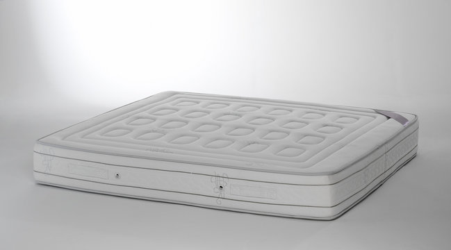 Orthopedic Mattress on white background