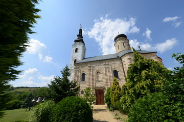 Monasterey Sisatovac episcopal church in Fruska Gora, Serbia.