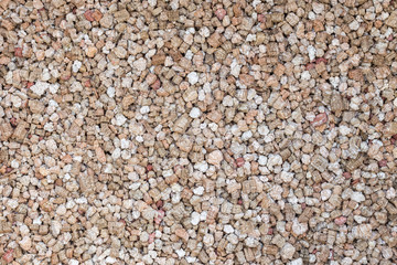 Pattern of brown packing foam texture