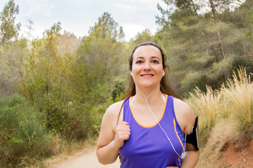Fototapeta premium woman running