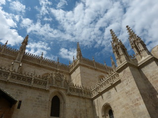 Fototapeta na wymiar Zinnen der Kathedrale von Granada
