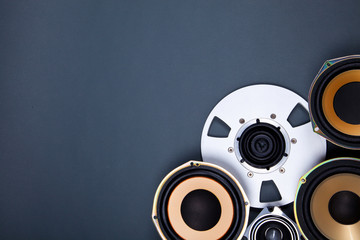 Audio Sound Speakers and Open Reel Objects Collection