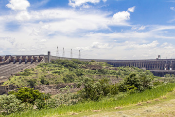 Itaipu Dam, Foz do Iguacu, Brazil.