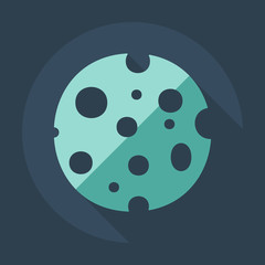 Flat modern design with shadow icons cheese