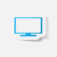 Paper clipped sticker: plasma